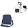 BoxWave Case Compatible with AcuRite Atlas Weather Station (01004M-ATLAS) - Encompass Urban Bag, Over Shoulder Messenger Straps Handle Bag Pockets - Navy view 1