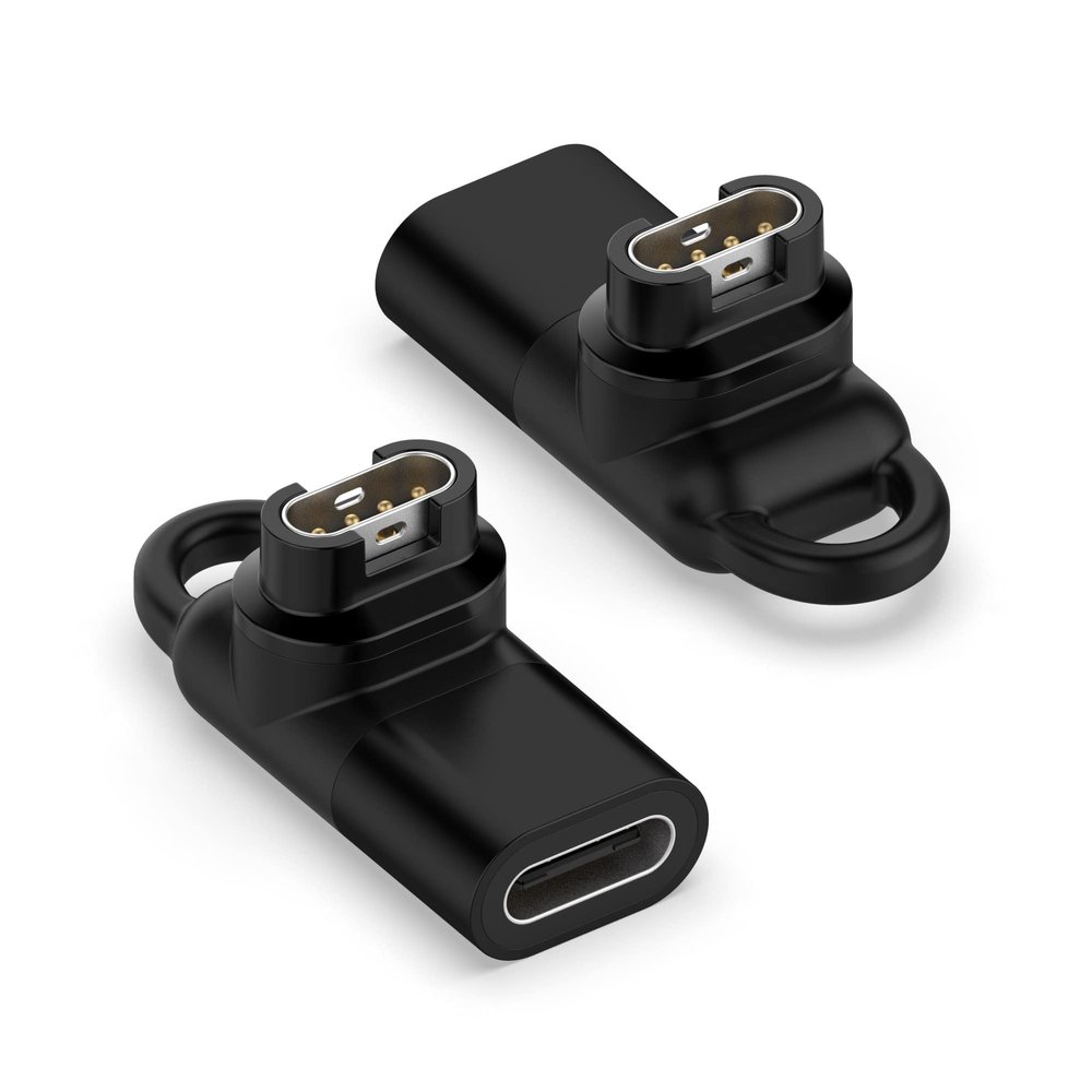 2-Pack Charger Adapter Compatible for Garmin Vivosmart 5 Watch Charging Charging Type-C Female Adapter Charger Converter for Garmin Vivosmart 5 Watch