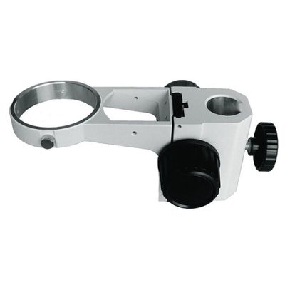 Microscope Accessories Kit 25mm /33mm Stereo Zoom Microscopio Focus Arm 76mm Ring Size Holder for Industry Trinocular/Binocular Microscope Camera Microscope Slides (Color : White Color 25mm)