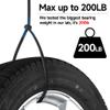 26 Inches Large Zip Ties Heavy Duty 30 Packs - Max Load 200 LBS, Work Temp 5  - 176  - Long Durable Adjustable Nylon Wire Ties for Both Indoor and Outdoor view 3