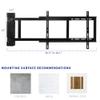 VIVO Steel Low Profile Electric TV Wall Mount for 32 to 75 inch LCD LED Plasma Screens, Motorized Swing TV Bracket with 90 Degree Swivel, MOUNT-E-WM075 view 4