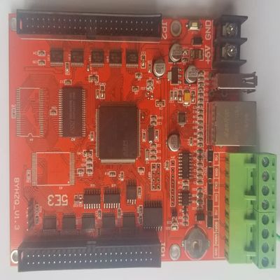 Ethernet Port LED Control Card PLC Modbus-RTU Control Card Secondary Development LED HJ212 Protocol - (Color: Indoor)