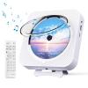 MICOCIOUS Bluetooth Portable Home CD Music Player with Remote Control, Timer, Built-in Speakers and LED Display - FM Radio Boombox (White) view 1