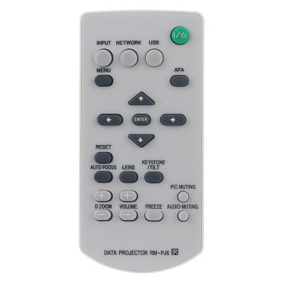 ALLIMITY RM-PJ6 Remote Control Replace fit for Sony Data Projector VPL-MX25 VPL-DX11 VPL-DX10 VPL-DX15 VPL-EX130 ES1 EX1 ES2 VPL-EX7 VPL-EX70 VPL-MX20 148717711 14798831