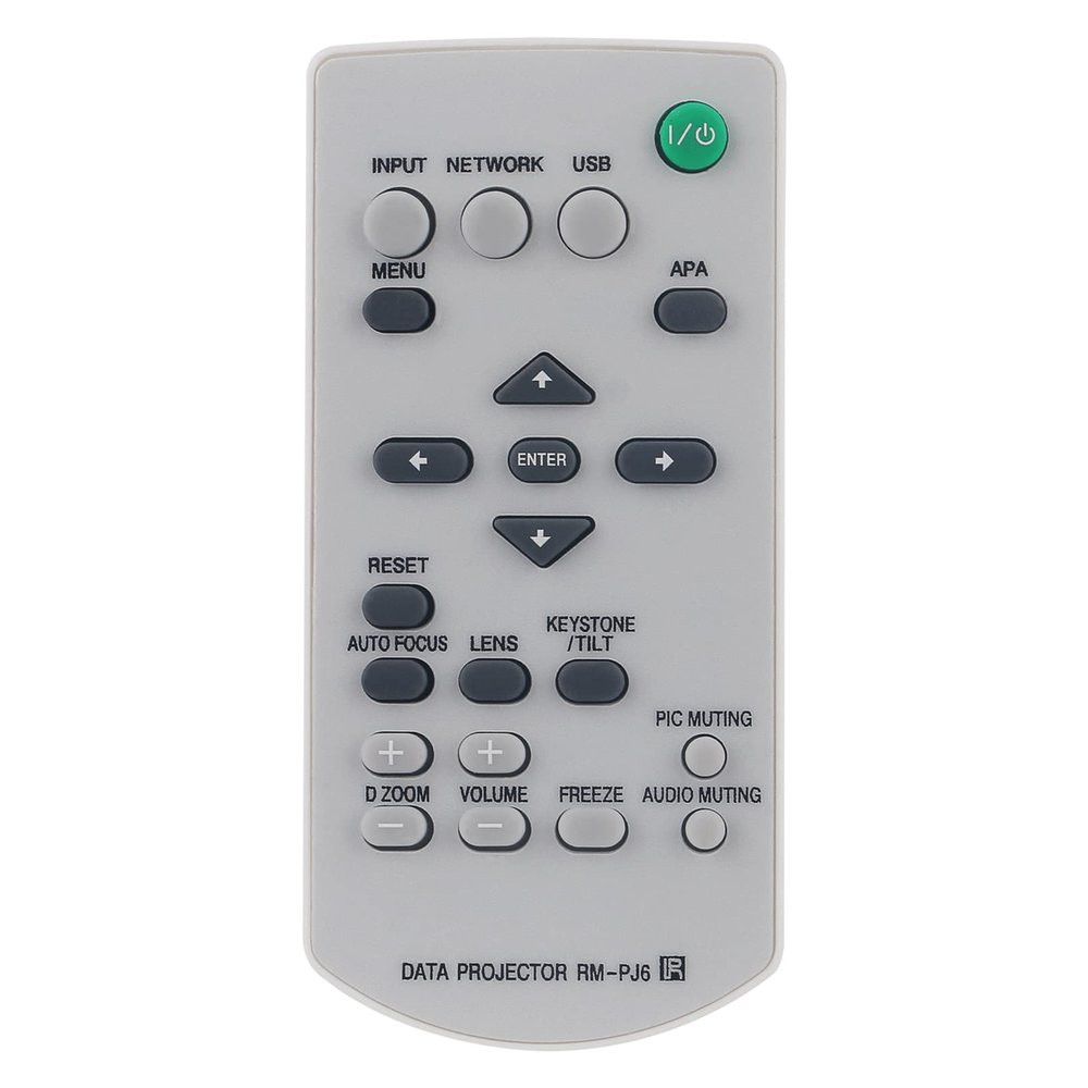 ALLIMITY RM-PJ6 Remote Control Replace fit for Sony Data Projector VPL-MX25 VPL-DX11 VPL-DX10 VPL-DX15 VPL-EX130 ES1 EX1 ES2 VPL-EX7 VPL-EX70 VPL-MX20 148717711 14798831