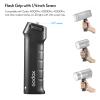 Godox FG-100 Flash Grip Camera Speedlite Hand Grip Flash Handle with 1/4inch Screw Compatible with Godox AD100pro AD200pro AD300pro and Other Flash LED Light with 1/4inch Threaded Hole view 4