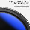 NEEWER 55mm Variable ND Filter ND2-ND400 (1-9 Stops), Neutral Density Filter, Multiple Coatings, Water and Scratch Resistant view 4