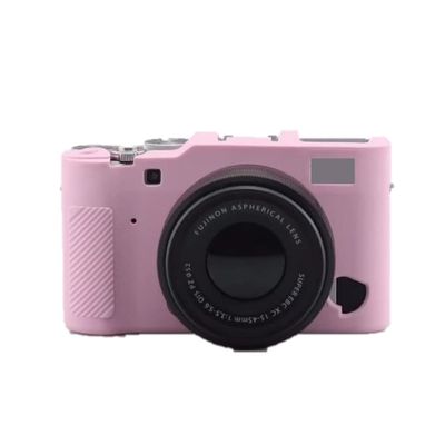 Camera Soft Silicone Case Bag Pink Rubber Armor Skin Body Cover Protector for Fujifilm X-A5 digital camera