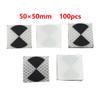 100PCS Reflector Sheet with Black Sectors 50x50mm Reflective Tape Target Surveying view 2