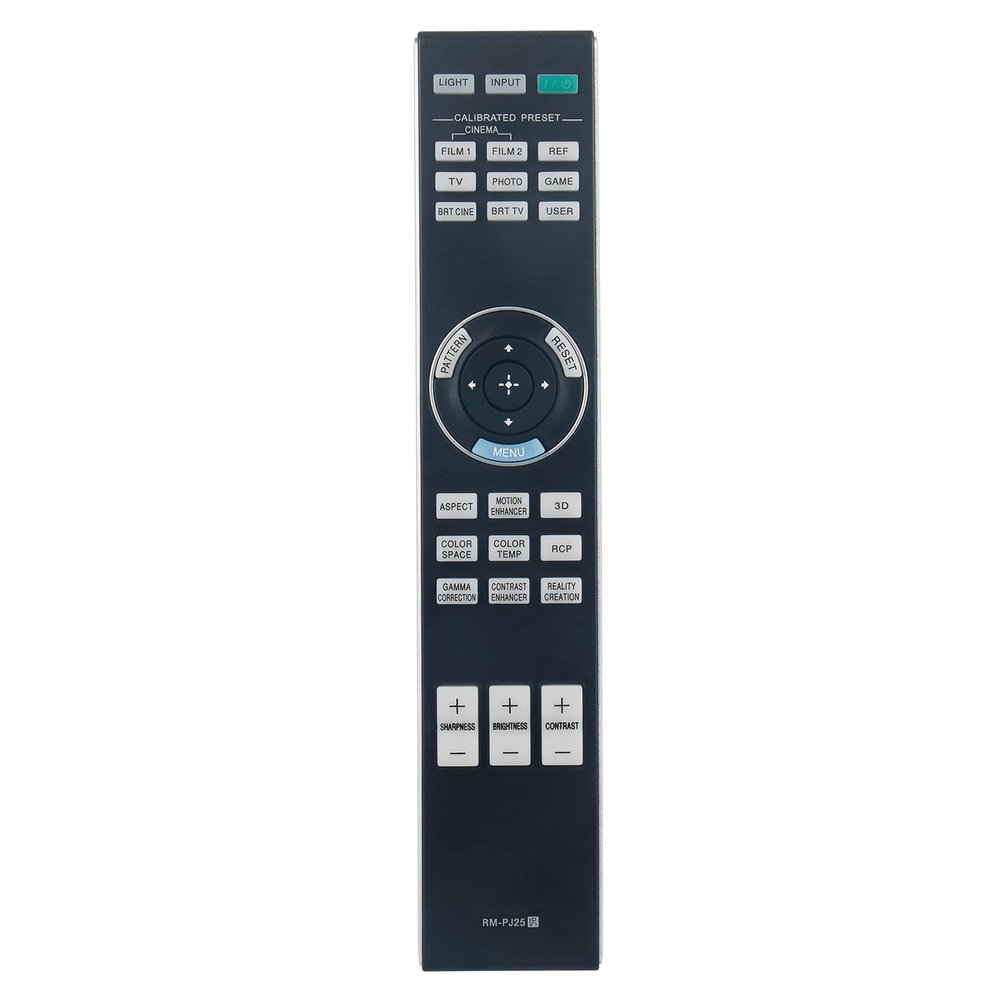 AIDITIYMI RM-PJ25 Replacement Remote Compatible with Sony Video Projector RM-PJ28 VPL-GTZ1 VPL-HW40ES VPL-HW45 VPL-HW45ES VPL-HW55ES VPL-HW65 VPL-VW285ES VPL-VW295ES VPL-VZ1000 VPL-VZ1000ES