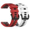 [2 Pack] Watch Band Compatible for Garmin Forerunner 955/955 Solar/945/935/745 Sport Quick Fit Wristband for Garmin Instinct, Instinct 2 Solar, Descent G1 Smart Watch Silicone Band Strap (2 Pack D) view 1