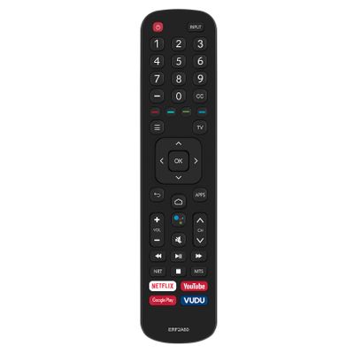 AIDITIYMI ERF2A60 Replacement Infrared Remote Compatible with Hisense Smart Android TV 50H8F 43H6570F 50H6570F 55H6570F 65H6570 55H9020F 55H9030F 55H9040F 55H9050F 55H9070F 55H9F1 65H9F1 65H9020F