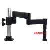 Articulating Arm Microscope Stand, 360 Rotatable Universal Clamp, for Stereo Trinocular Microscope, HDMI Camera, Phone, Soldering, Repair Tools (25mm) view 3