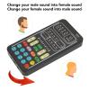 Diyeeni Handheld Voice Changer, Portable Multifunctional Voice Disguiser, Mini Sound with 8 Sound Effects Sound Changes, 450mAh Battery, Compatible with Mobile Phone, Computer, Tablet(I9 view 2