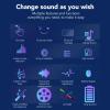 Diyeeni Handheld Voice Changer, Portable Multifunctional Voice Disguiser, Mini Sound with 8 Sound Effects Sound Changes, 450mAh Battery, Compatible with Mobile Phone, Computer, Tablet(I9 view 3
