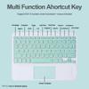 for 2024 New iPad Air 11'' & iPad Air4 2020 &iPad Air5 2022 Keyboard Case with touchpad/Pencil Holder Detachable Bluetooth Keyboard Color Keys (Sky Blue) view 4