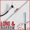 62" Snake Drain Clog Remover - Used as Hair Clog Remover for Sink, Shower, and Bathtub - Dryer Vent Cleaner, and as a Flexible Grabber Tool for Hard to Reach Places - By RAM-PRO view 2