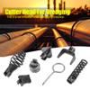 AUNMAS Drain Cleaner Cutter Head, Easy Blade Change with Key Sturdy Manganese Steel Fits Spring, Pipeline Dredging Tool for Drain Cleaning Machines 16mm K400 Replacement view 4