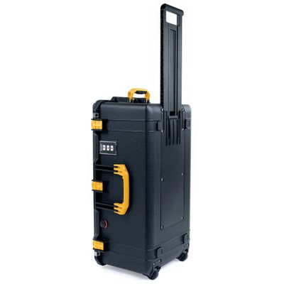 Pelican Color Case Black & Yellow 1626 case, with Wheels. Comes Empty.