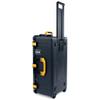 Pelican Color Case Black & Yellow 1626 case, with Wheels. Comes Empty. view 1