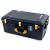 Pelican Color Case Black & Yellow 1626 case, with Wheels. Comes Empty. view 2