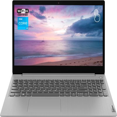 Lenovo Ideapad 3 Laptop, 15.6'' HD Touchscreen, Intel Core i3-1115G4 Processor, 8GB RAM, 128GB SSD, HDMI, Webcam, Wi-Fi 6, Bluetooth, Windows 11 Home, Grey Gray