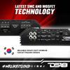 DS18 EXL-P800X4 Korean 4-Channel Full Range Car Audio Amplifier Competition Grade Class AB MOSFET Amp 800 Watts Rms - Remote BASS Knob Included (Renewed) view 3