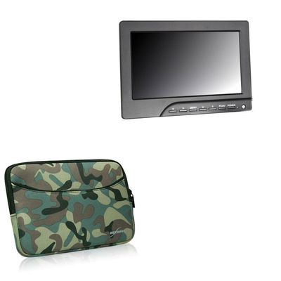 BoxWave Case Compatible with Avinair AV-FPV-769WDT - Camouflage Suit with Pocket, Neoprene Camo Suit Zipper Pocket for Storage