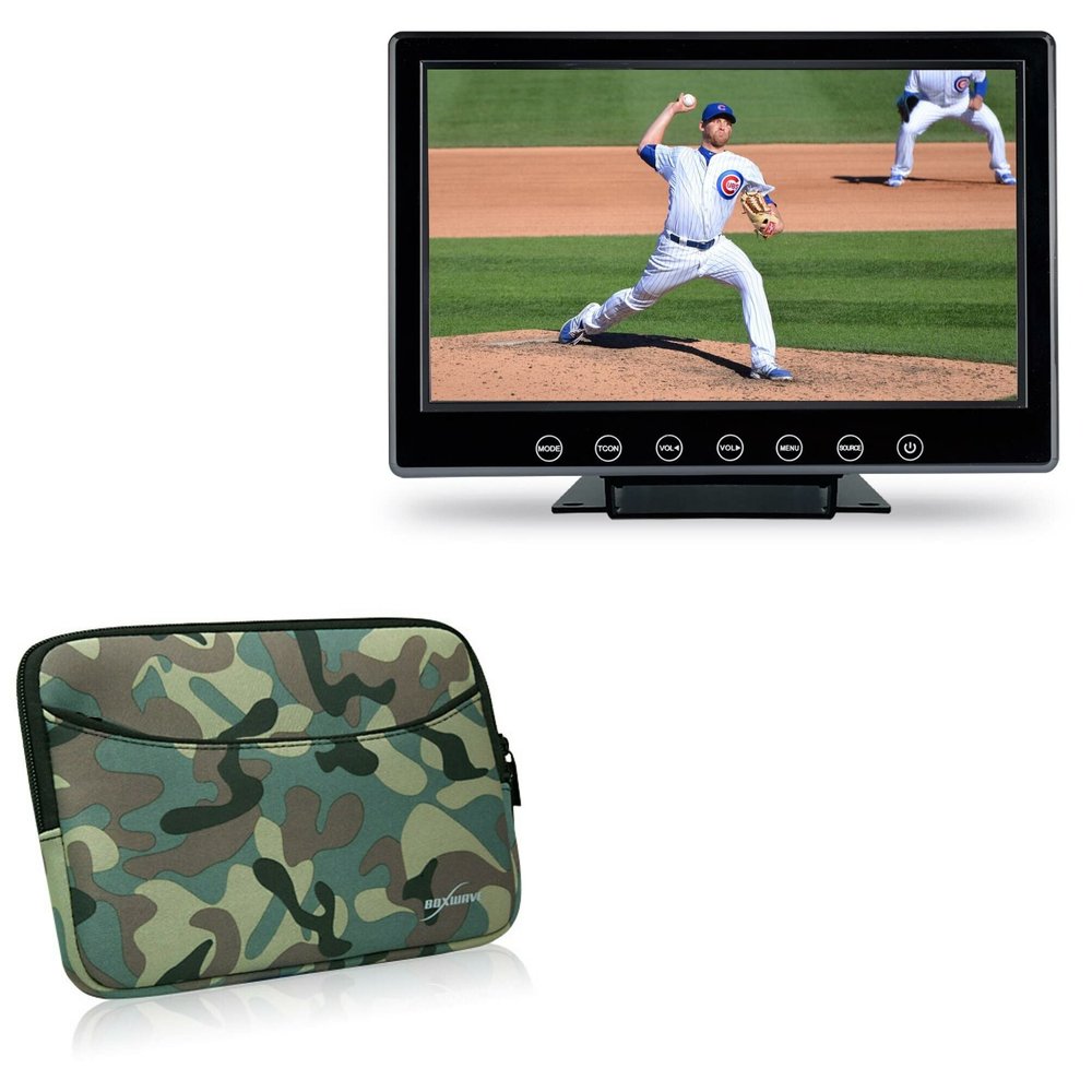 BoxWave Case Compatible with TRU-Vu VL-7Y - Camouflage Suit with Pocket, Neoprene Camo Suit Zipper Pocket for Storage