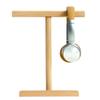 Gaming Headphone Stand Solid Wood Headset Holder Standing Headphone Hanger Desktop Headset Display Stand (Color : Natural, Size : 24 * 8 * 28cm) view 1