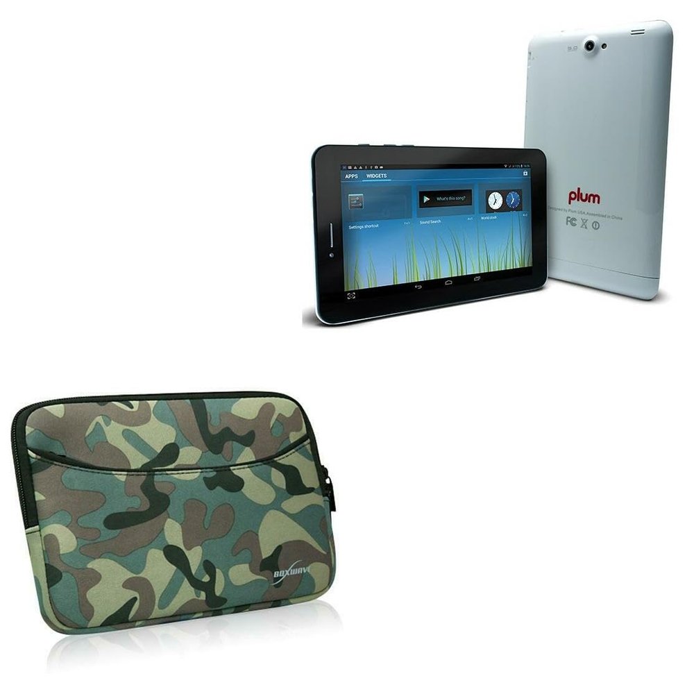 BoxWave Case Compatible with Plum Z708 - Camouflage Suit with Pocket, Neoprene Camo Suit Zipper Pocket for Storage