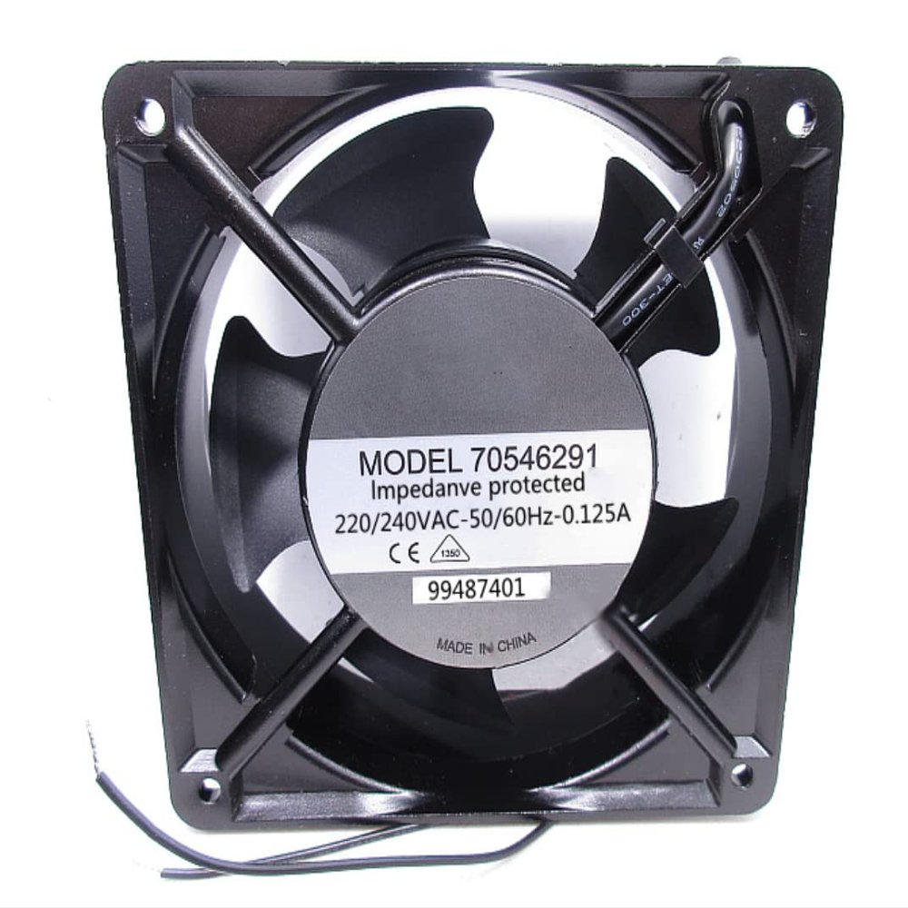 70546291 220/240VAC 50/60Hz 0.125A 120X120X38mm 2-Wire Cooling Fan