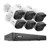 ANNKE H800 8CH Bullet IP Security Camera System with 8MP H.265+ NVR, 6 X 5MP Outdoor CCTV Camera, Audio Recording, 100ft EXIR 2.0 Night Vision, IP67 Weatherproof, 24/7 Video Surveillance (No HDD) view 1