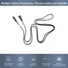 Digipartspower 2Prong Polarized for Panasonic K2CB2CB00022 AGAC90 DMP-BBT01 DMP-BD30 DMP-BD35 view 3