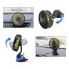 ihreesy Portable Car Fan,360 Rotatable Auto Cooling Fan 3 Speeds Adjustable Electric Fan Plugs into USB Cooling Air Fan with Suction Cup for RV Vehicle Boat view 2