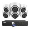 ANNKE 8CH Turret PoE Security Camera System with 6MP H.265+ NVR, 6 X 5MP Outdoor IP Camera, Audio Recording, 100ft EXIR 2.0 Night Vision, IP67 Weatherproof, 24/7 Video Surveillance (2TB HDD) view 1