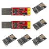 Wishiot 2pcs Esp8266 Esp-01 USB Adapter Programmer + 5pcs ESP8266 ESP-01S WiFi Module 4MB Wireless Serial Transceiver view 1