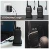 2 Pack Radioddity GA-2S Long Range Walkie Talkies for Adults UHF Two Way Radio Rechargeable with Micro USB Charging + 2 Pack Radioddity RD-203 Waterproof Remote Speaker Mic, K Plug view 3
