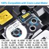 4 Pack Hehua Compatible XR-12WE2S 12mm Labeling Tapes Replace for Casio Label It Tape Cartridge 12mm Black on White XR-12WE XR12WE for EZ Label Printers KL-60 KL-100 KL-120 KL-430 KL-750 KL-780 KL-820 view 3