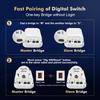 Outdoor Wireless Bridge, Point to Point WiFi Bridge, 5.8GHz 1-3KM Distance, 2X 100Mbps Ethernet Port, 24V PoE Adapter, 2 Pack view 3