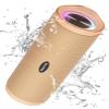 HEYSONG Portable Bluetooth Speaker, Waterproof Wireless Shower Outdoor Speakers, IPX7 Floating, 5000mAh, TF Card, Good Bass, Loud Sound for Beach, Pool, Kayak Accessories, Gifts for Men-Apricot view 1