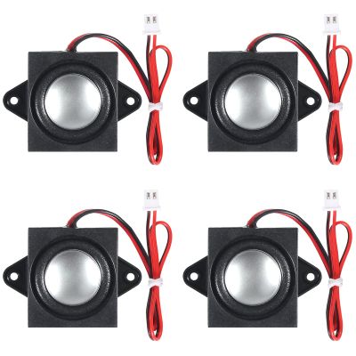 DWEII 4 PCS Speaker 3 Watt 8 Ohm Mini Speaker 8ohm 3w Loundspeaker Micro for Arduino with JST-PH2.0 Interface for Small Electronic Projects Advertising Machines LCD TV Monitors