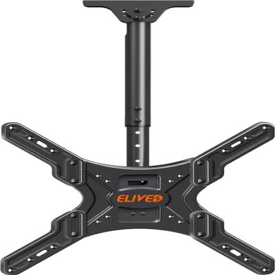 ELIVED Ceiling TV Mount Fits Most 26-65 Inch LED, LCD OLED Flat Screen TVs, Full Motion Height Adjustable, Swivel and Tilt TV Bracket, Max VESA 400x400mm, Holds up to 99 lbs. YD3015
