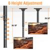 ELIVED Ceiling TV Mount Fits Most 26-65 Inch LED, LCD OLED Flat Screen TVs, Full Motion Height Adjustable, Swivel and Tilt TV Bracket, Max VESA 400x400mm, Holds up to 99 lbs. YD3015 view 3