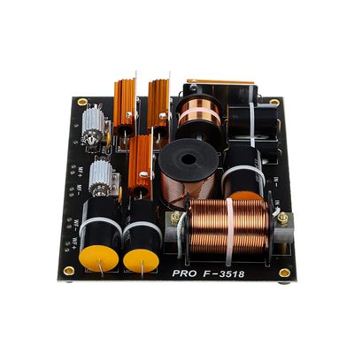 JINGERL 1000W 3 Ways Audio Speaker Crossover Treble+Midrange+Bass HiFi Professional Frequency Divider for 15-18 Inch KTV Speakers