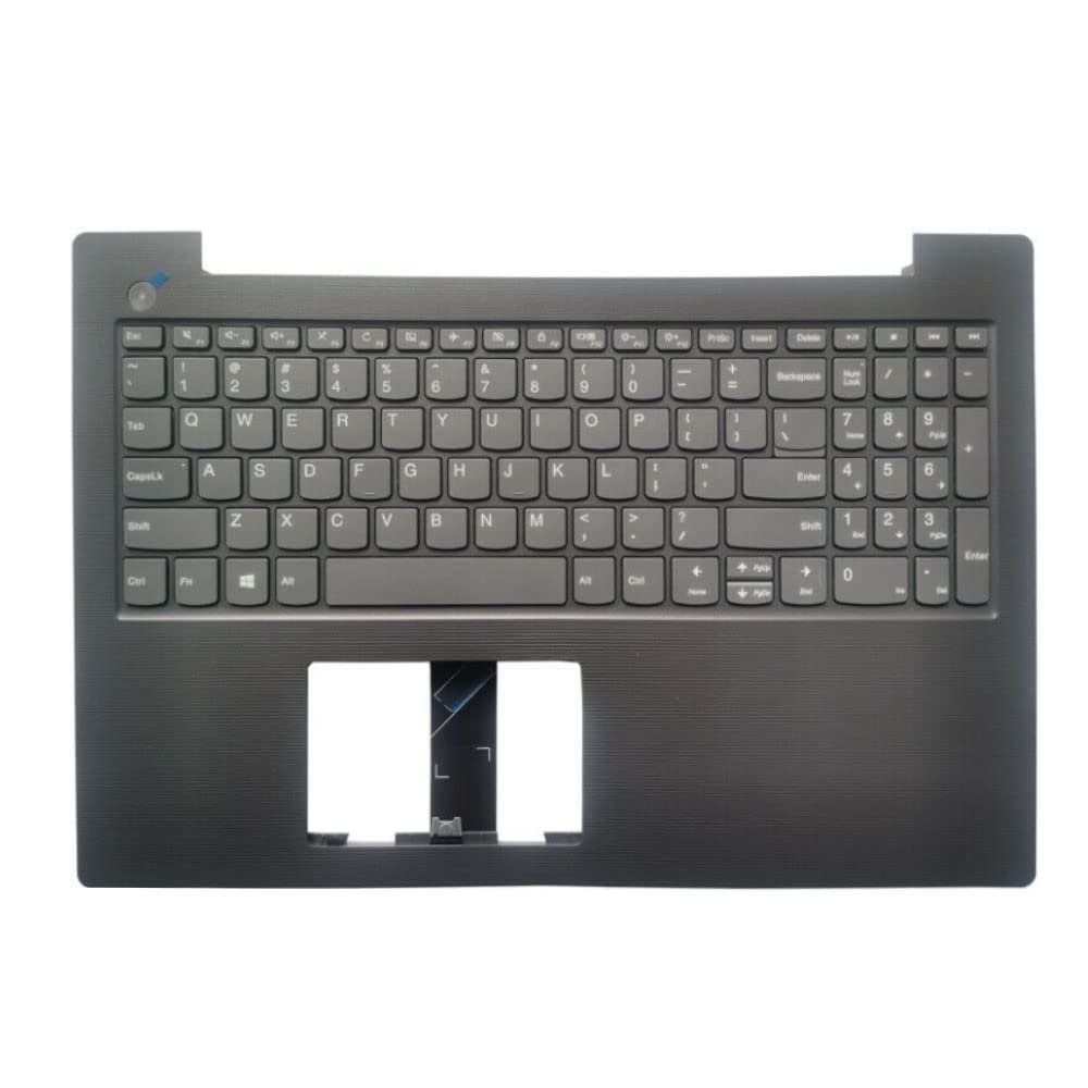AKGIFT Laptop Replacement Keyboard Compatible for Lenovo IdeaPad V130-15 V130-15IGM V130-15IKB 5CB0R28201 5CB0R28214 with Palmrest Upper Cover Case (US Layout)