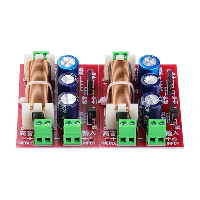 JINGERL 2Pcs 400W Speaker Crossover 2 Way Audio Adjustment Tweeter Bass Filter Frequency Divider for 2-16 Ohm DIY Loudspeaker