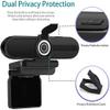 4K Webcam, HD Webcam 8MP- Laptop PC Desktop Computer Web Camera with Microphone, USB Webcams for Video Calling Recording Streaming Video Conference, Webcam with Mini Tripod,Privacy Shutter. view 3
