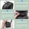 Lightdow Camera Filter Bag - Detachable 8-Slot Lens Carry Case with Belt Loop Pouch - Water-Resistant & Dustproof Design for 37mm-95mm Filters view 3