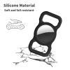 Asopetch Holder for Dog Collar, Waterproof Dog Collar Holder, Soft Silicone Full-Body Protective Anti-Lost Case, Ultra-Durable, Easy Installation, Lightweight, Black+Wine Red, 2 Pack view 3